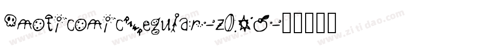 EmoticomicRegular-z0PG字体转换