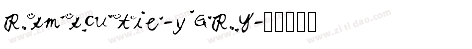 Rsmscutie-yGRY字体转换