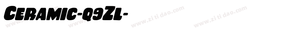 Ceramic-q9Zl字体转换