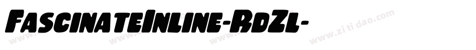 FascinateInline-RdZl字体转换