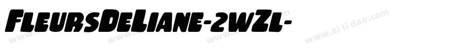 FleursDeLiane-2wZl字体转换