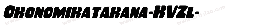 Okonomikatakana-KVZl字体转换