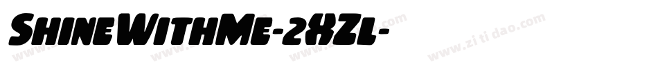 ShineWithMe-2XZl字体转换