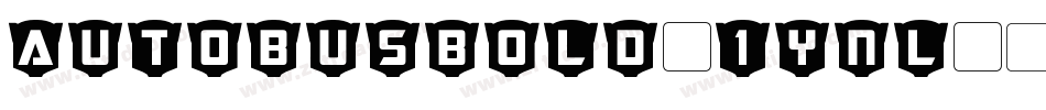 Autobusbold-1ynL字体转换