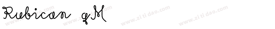 Rubican-qM70字体转换