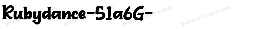 Rubydance-51a6G字体转换