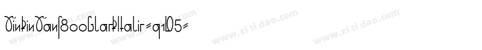 SinkinSans800BlackItalic-q1V5字体转换