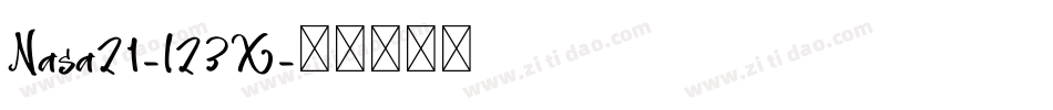 Nasa21-l23X字体转换