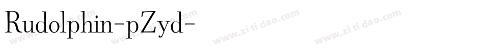 Rudolphin-pZyd字体转换