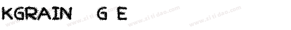 KgRain3-2g1e字体转换