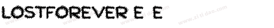 LostForever-E1E4字体转换