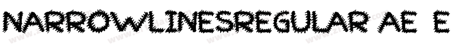 NarrowLinesRegular-aE1E字体转换