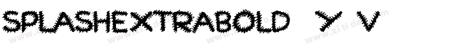 Splashextrabold-5y4v字体转换