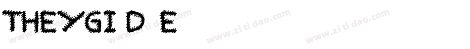 Theygi-d1e6字体转换