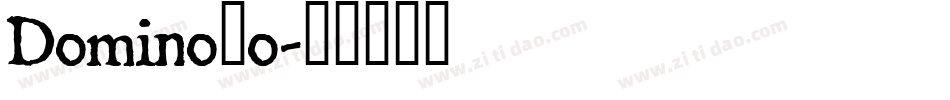Domino_o字体转换