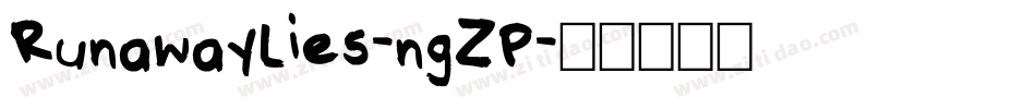 RunawayLies-ngZP字体转换