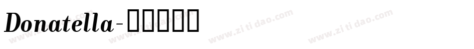 Donatella字体转换