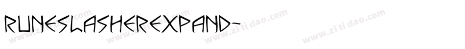 runeslasherexpand字体转换