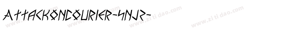AttackOnCourier-5nJz字体转换