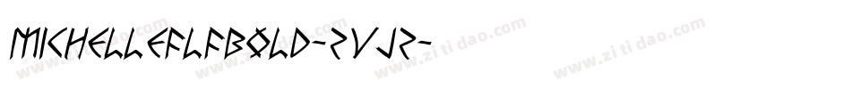 MichelleflfBold-ZVJz字体转换