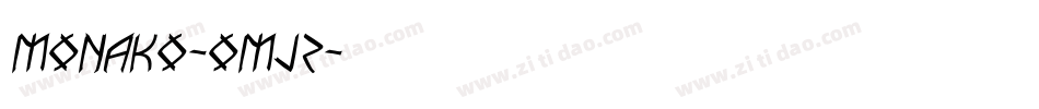 Monako-oMJz字体转换 Monako-oMJz字体转换