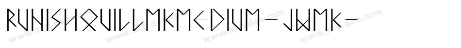RunishquillmkMedium-JWmK字体转换