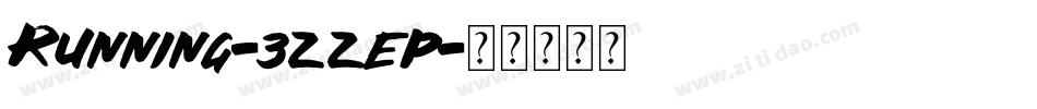 Running-3zzep字体转换