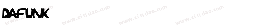 DAFUNK字体转换