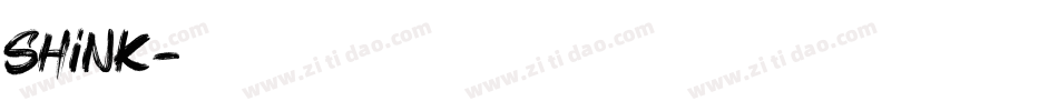 Shink字体转换