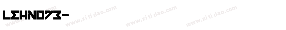LEHN073字体转换