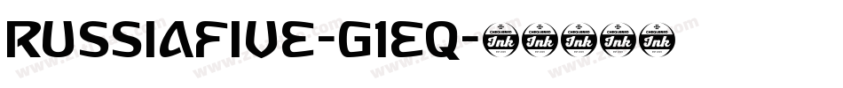 RussiaFive-g1eq字体转换
