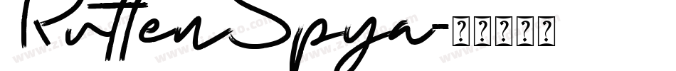 RuttenSpya字体转换