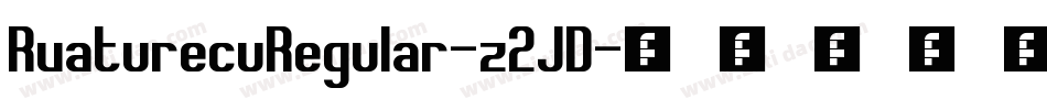 RvaturecuRegular-z2JD字体转换