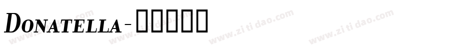 Donatella字体转换