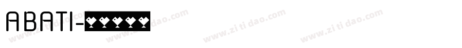 ABATI字体转换