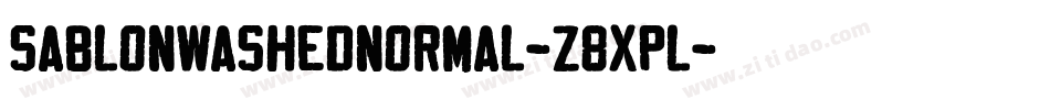 SablonWashedNormal-z8XpL字体转换 SablonWashedNormal-z8XpL字体转换