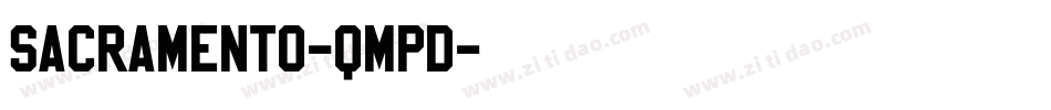 Sacramento-qmPd字体转换