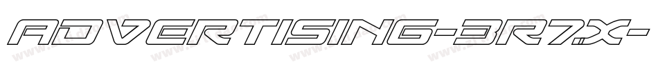 Advertising-3R7X字体转换