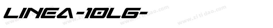 Linea-10lg字体转换