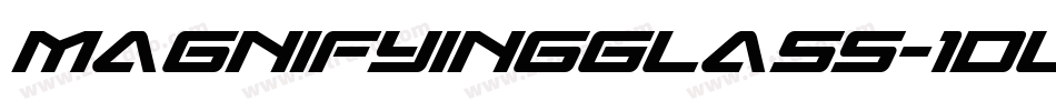 MagnifyingGlass-1DLg字体转换