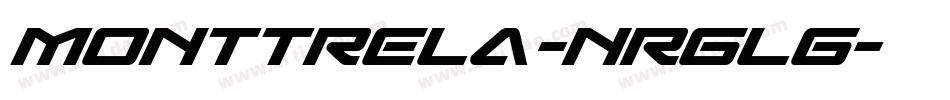 Monttrela-nRgLg字体转换
