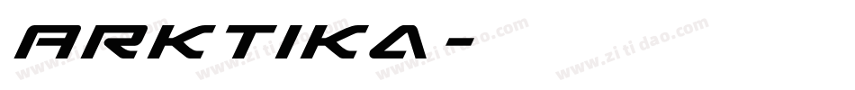 Arktika字体转换