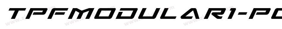 TpfModular1-POrP字体转换