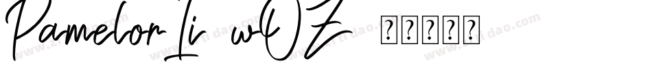 PamelorIi-wOZ字体转换