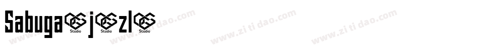 Sabuga-j6zl字体转换