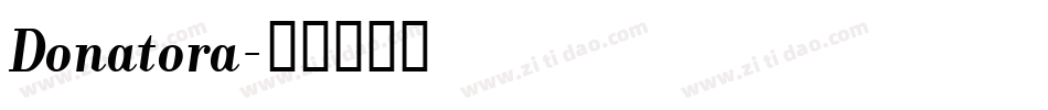 Donatora字体转换