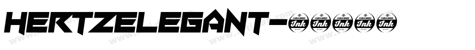 HertzElegant字体转换