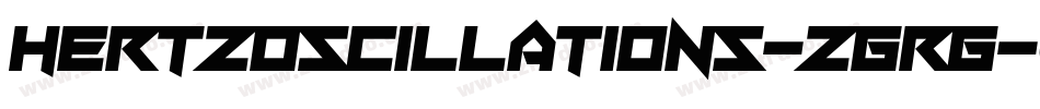 Hertzoscillations-zgRG字体转换