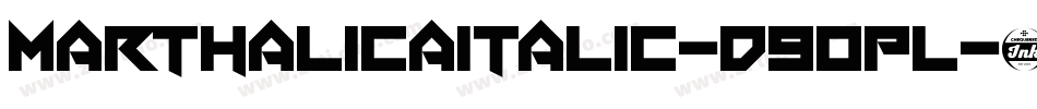 MarthalicaItalic-d9Opl字体转换