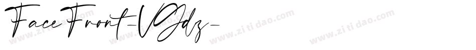 FaceFront-VGdz字体转换